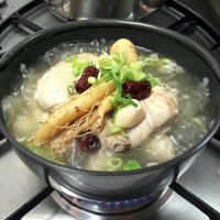 Slow Cooked Whole Chicken Soup ㅤㅤ부추 닭백숙과 닭죽